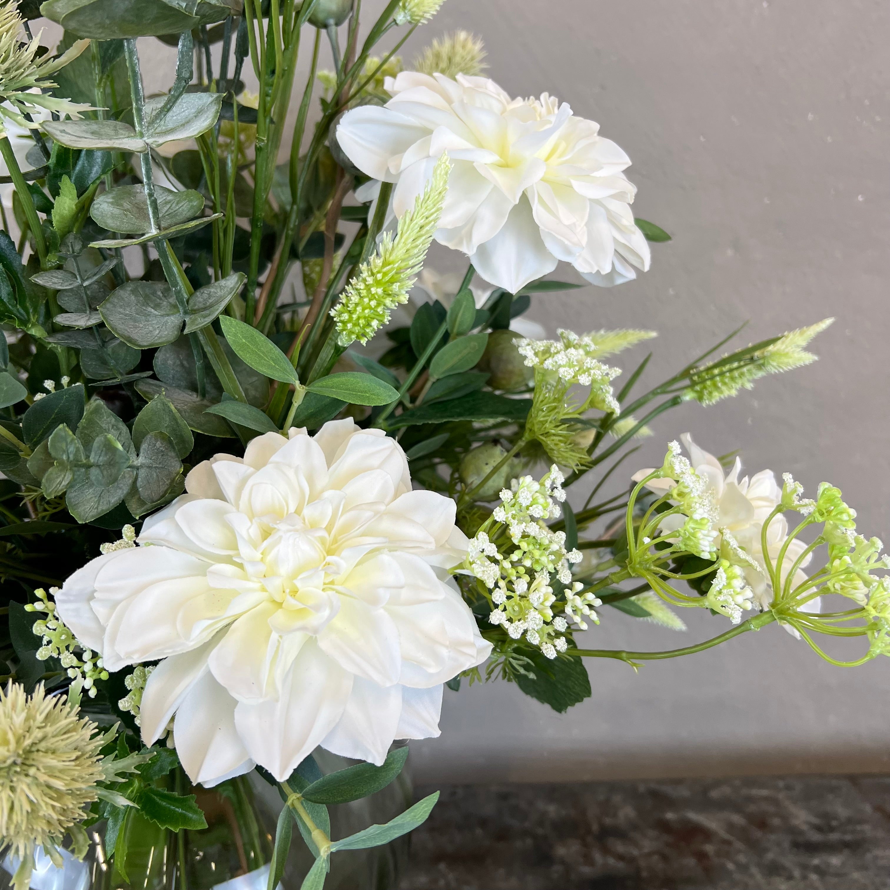 Hvid Dahlia Sky